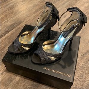 STEVE MADDEN LUXE L-CRAZE GLITTER MULTI, SIZE 10